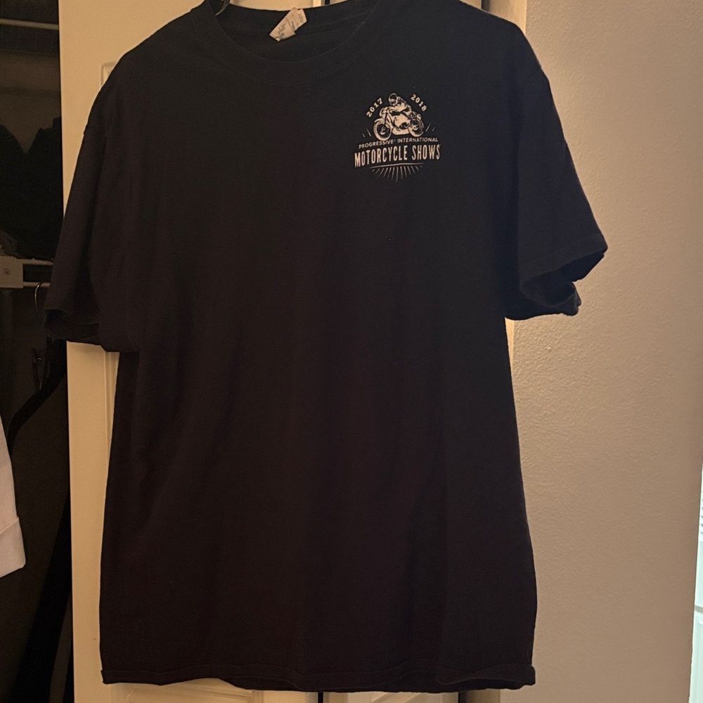 Black Motorcycle Shows T-Shirt